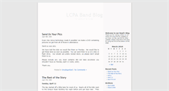 Desktop Screenshot of bandblog.lcpabands.org